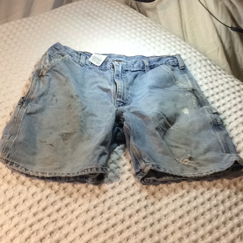 Carhartt shorts distressed